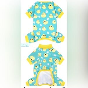 Dog PJs, rubber ducky size XXL NWOT